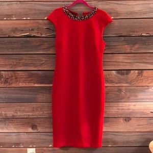 Ted Baker Red Dress, Size 4, US Size 10